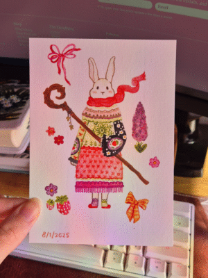 🐇 Bunny of Spring | Postcard